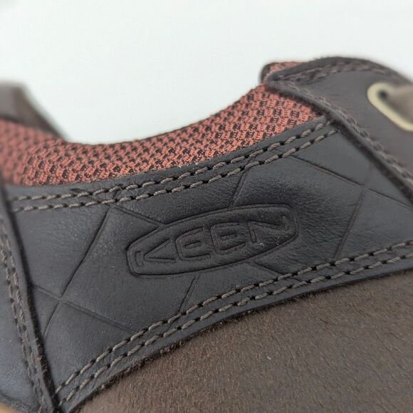 KEEN Destin Low Brown Leather Steel Toe EH Utility Safety work bootShoes Men 8.5